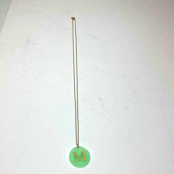 Acrylic M Necklace - Picture 2 of 5